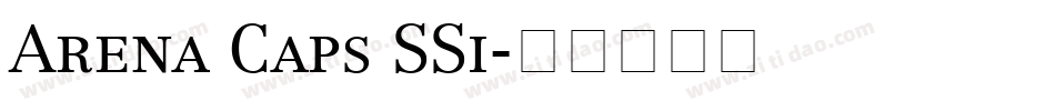 Arena Caps SSi字体转换